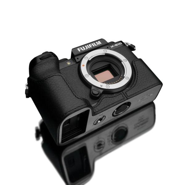 GARIZ FUJIFILM X-S10用 本革カメラケース XS-CHXS10BK ブラック