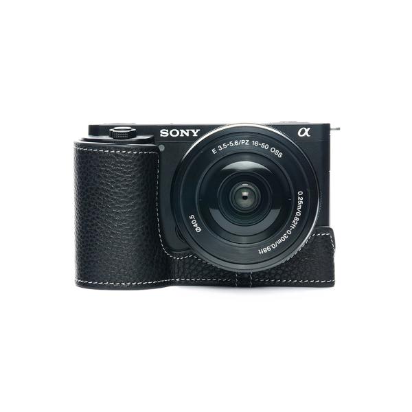 TP Original SONY VLOGCAM ZV-E10 用 ボディーハーフケース ブラック