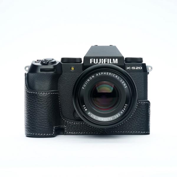 TP Original FUJIFILM X-S20用 ボディーハーフケース ブラック
