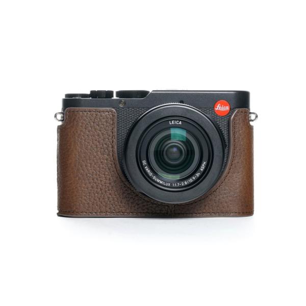 TP Original Leica D-LUX8用 ボディーハーフケース ダークブラウン