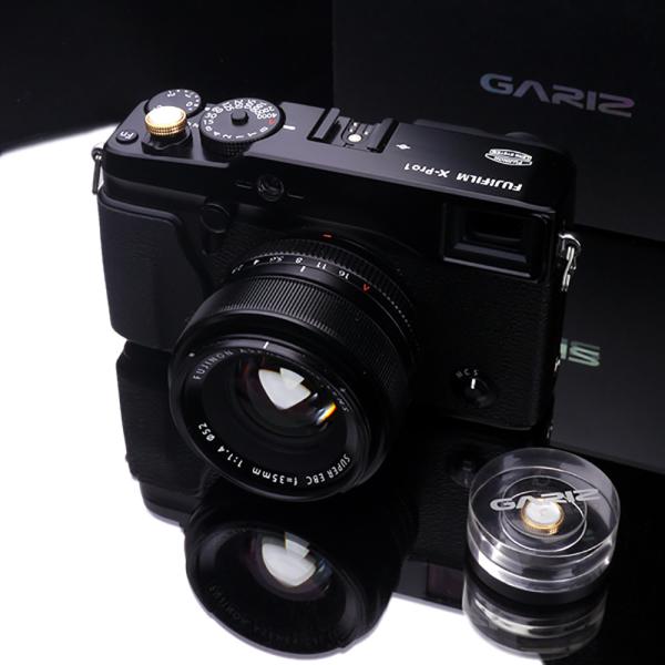 GARIZ ソフトレリーズボタン(ネジ式) 12mm ハーフミラー XA-SB5