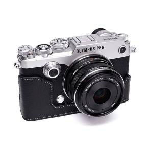 TP Original OLYMPUS PEN-F用 ボディーハーフケース ブラック