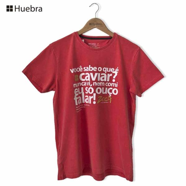 ◆期間限定セール◆【Huebra】ポルトガル語ZECATシャツ【リオデジャネイロ】レッドオレンジ