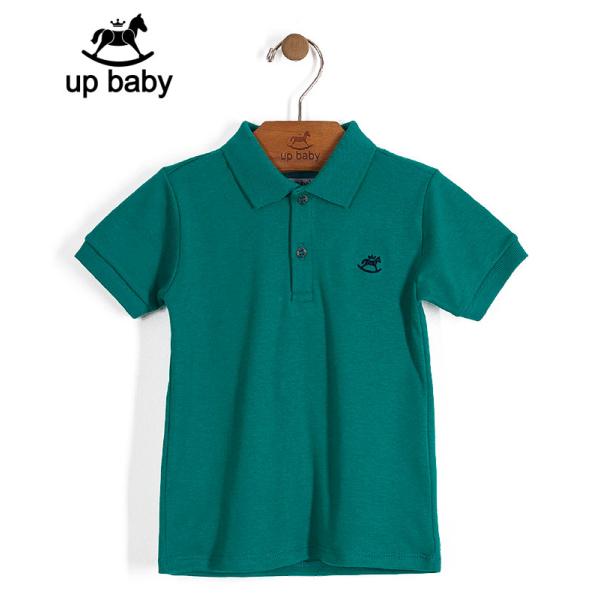 ◆期間限定セール◆【UP BABY】男の子襟付きポロTシャツ【子供服1才〜3才・重ね着にもおすすめ】...