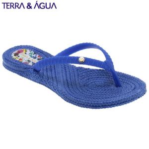 ◆期間限定セール◆【TERRA&amp;AGUA】リゾートビーチサンダル｜ブルー｜shopooo by GMO