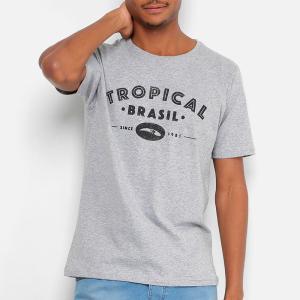 TROPICAL BRASIL ブラジルデザインTシャツ | グレー｜itempost