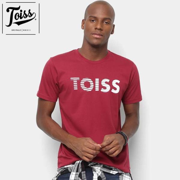 【TOISS】トイスボーダーロゴＴシャツ ネイマールプライベート愛用  | ボルドー