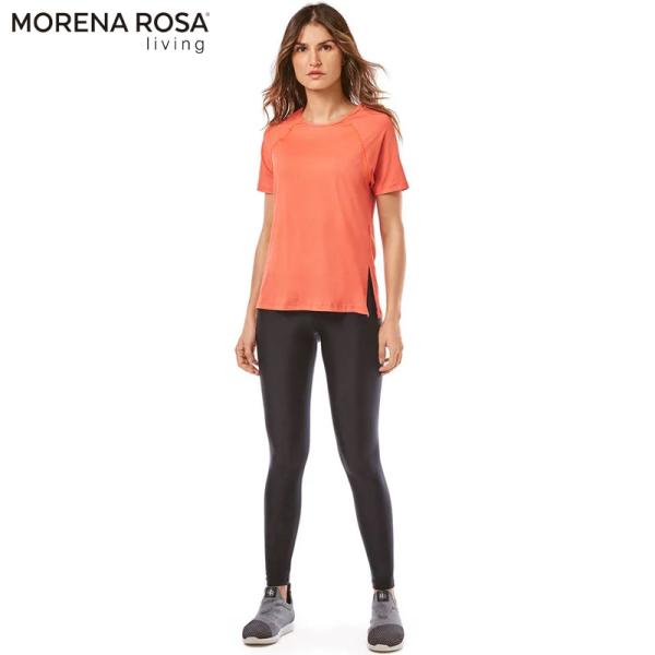 【Morena Rosa Living】 ワンカラー速乾リラックスTシャツ オレンジ