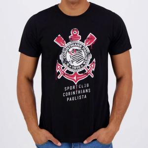 コリンチャンス公式速乾デザインTシャツ CORINTHIANS ブラック