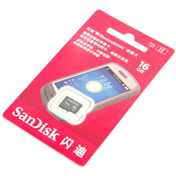 【互換品】SanDisk サンディスク  microSDHCカード 16GB 海外パッケージ版  C...