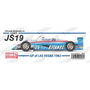 1/20 JS19 Las Vegas GP 1982STUDIO27 【Multimedia Kit】｜itempost