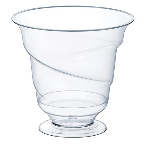 【プラスチックカップ】PS 80-160　トルネードパフェカップ　600個