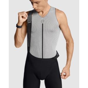 ※SALE〈ASSOS〉Vネック-SUMMER NS SKIN LAYER P1 スキン レイヤー _GreySeries