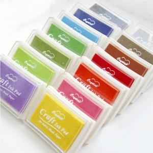 スタンプ台 15色 単品売り インク カラー コットン　布用