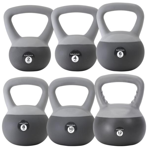 ケトルベル ソフトタイプ 2kg 4kg 6kg 8kg 10kg 12kg セット ワイドハンドル...