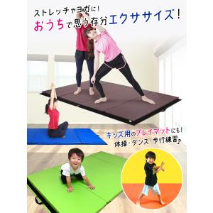 体操 マット 折りたたみ ストレッチマット エ...の詳細画像2
