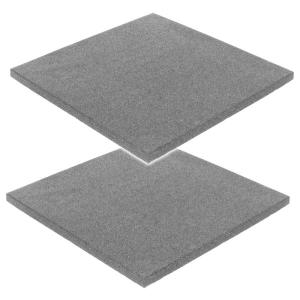 ゴムチップマット ジム マット 25mm ゴム フロアマット 防音 衝撃吸収 筋トレ トレーニングマ...