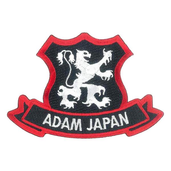 ADAM ワッペン ライオンロゴ(白)