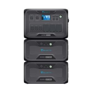BLUETTI 大容量バックアップ電源 AC500+拡張バッテリーB300S×2｜防災推奨 3072Wh 5000W