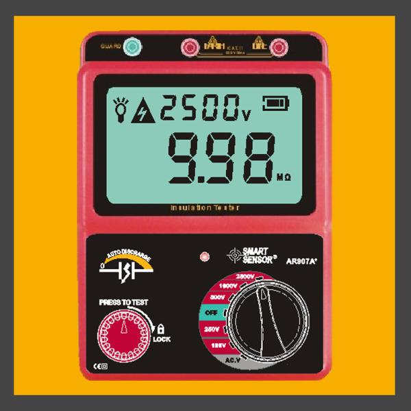 SMART SENSOR 絶縁抵抗計 AR907A+