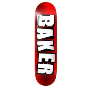 BAKER Brand Logo Red Foil サイズ：8.5×32.25インチ　【ベイカー】【スケートボードデッキ】【スケボー】【SKATEBOARD】｜itempost