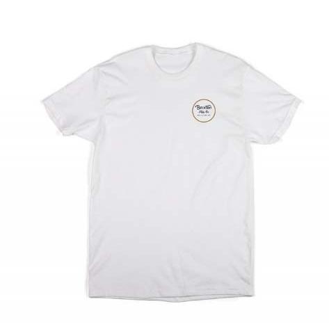 BRIXTON　WHEELER II S/S STANDARD TEE　カラー：WHITE 【ブリク...