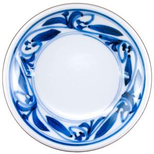 砥部焼 江泉窯 丸皿（大）唐草文 : shopooo by GMO - 通販 - Yahoo