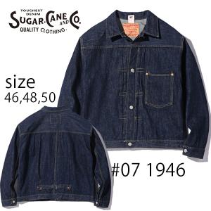 【SUGAR CANE（シュガーケーン）】SC19007 Super “Denim” Collectibles　#07 13.5oz. BLUE DENIM BLOUSE “1946” MODEL (T-BACK)｜itempost