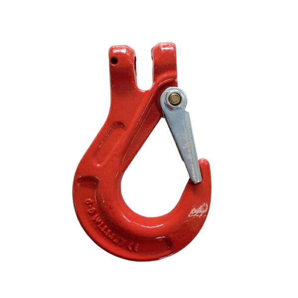 【2個セット】スリングフック 1.12T 1120KG ラッチ付 クレビスタイプ ピンタイプフック ...