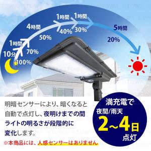 ソーラーライト LEDソーラー 街灯 ガーデン...の詳細画像4