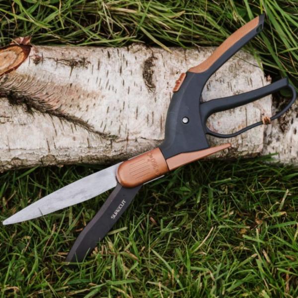 K&amp;S　片手芝刈りばさみ　小型　360度回転式　