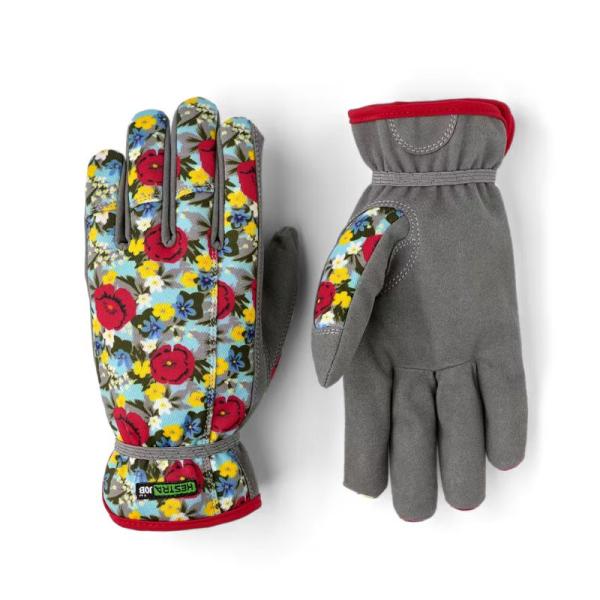 Hestra　ロビングローブ　6サイズ　花柄　ガーデニング手袋