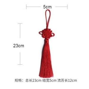 中国結飾り23cm チャイナ結び タッセル 車...の詳細画像3