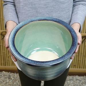 10号みなも睡蓮鉢 信楽焼 金魚鉢、メダカ鉢に...の詳細画像3