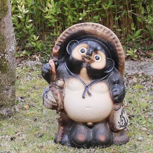 信楽焼 20号古信楽風福ひねり狸 たぬき タヌキ 開運 縁起物 可愛い