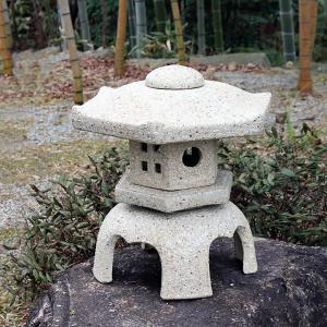 16号六角雪見灯籠 とうろう 信楽焼き燈籠 陶...の詳細画像1