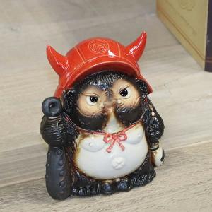 信楽焼 福鬼門狸（ミニ) たぬき 置物 小さい 可愛い タヌキ 陶器
