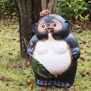 信楽焼 たぬき 狸 置き物 大型 インテリア オブジェ 家具 陶器 商売