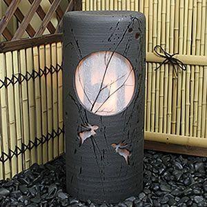 風の水琴胴夢 信楽焼き水琴窟つくばい(月うさぎ...の詳細画像1