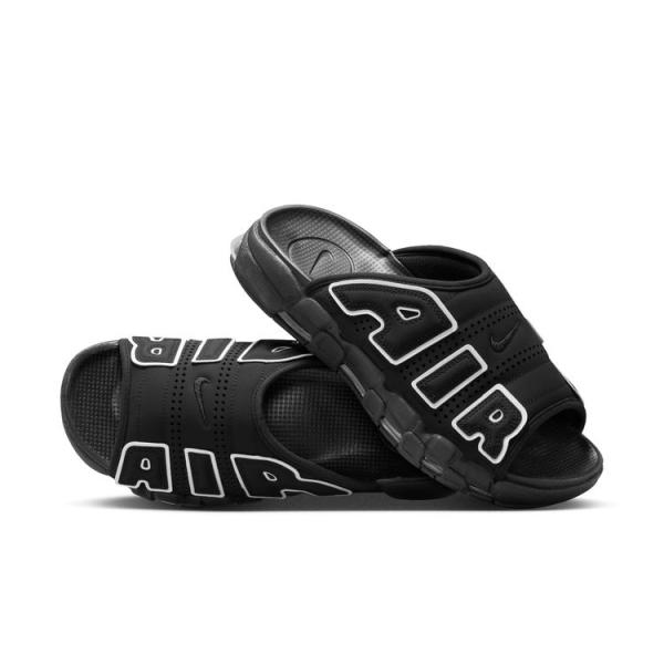 NIKE SP25 NIKE AIR MORE UPTEMPO SLIDE ブラック/ホワイト-ブラ...