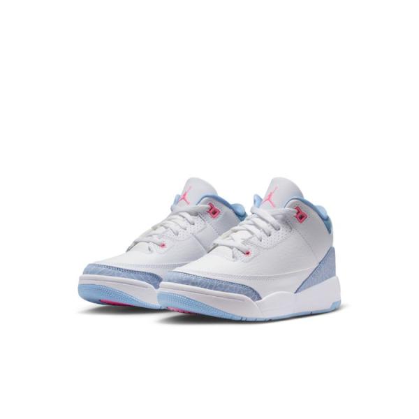 JORDAN BRAND FA25 7/1 JORDAN 3 RETRO PS ホワイト/ピンクグロ...