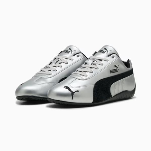 PUMA C/O SPEEDCAT METALLIC PUMA SILVER-PUMA BLACK ...