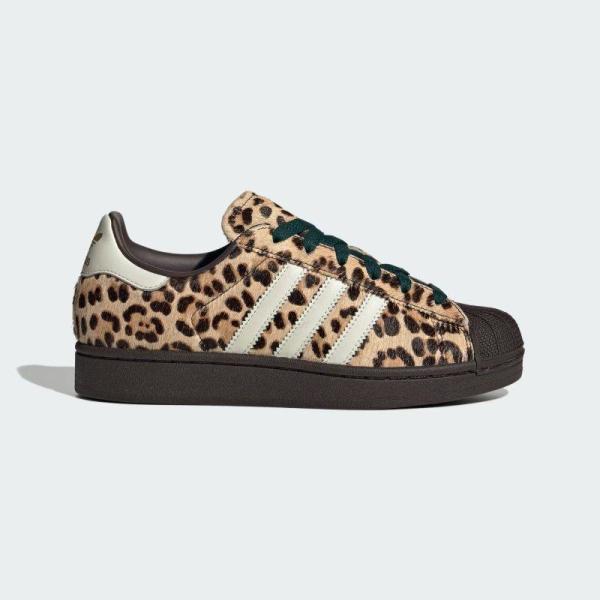 adidas 26Q1 SUPERSTAR II W ダークブラウン/アイボリー/ゴールドメタリック...