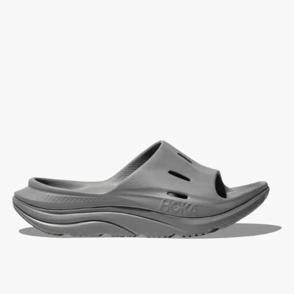 HOKA ONE ONE C/O U ORA RECOVERY SLIDE 3 Grey/Grey ...