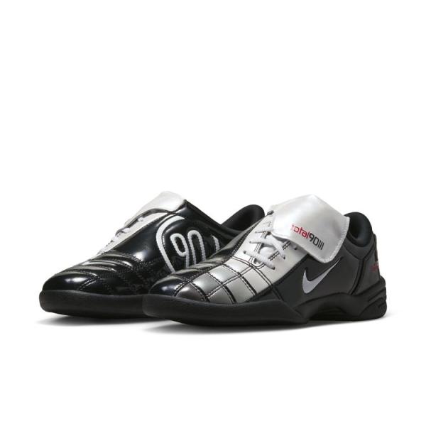NIKE SU26 NIKE WMNS T90 SE ブラック/ホワイト-ユニバーシティレッド IO...