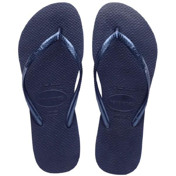 【ビーチサンダル】【スリム】havaianas C/O ハワイアナス スリム Slim Navy B...