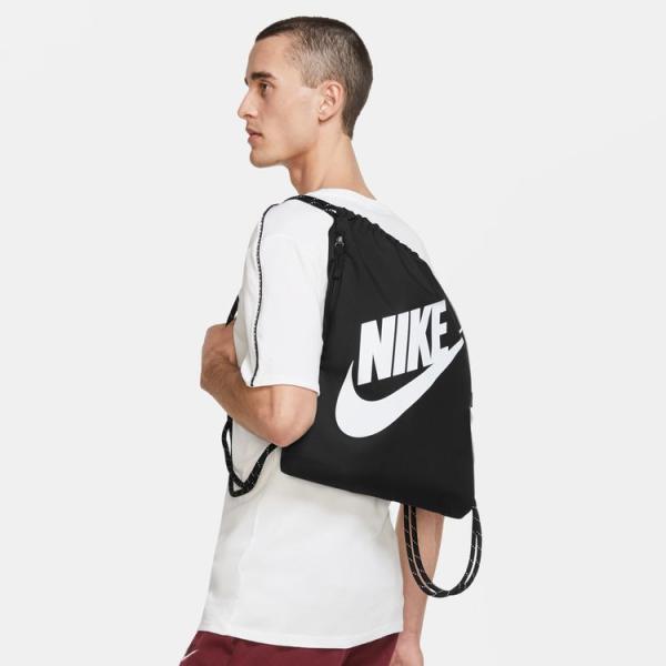 NIKE C/O NIKE HERITAGE DRAW STRING GYM SACK ブラック/ブ...