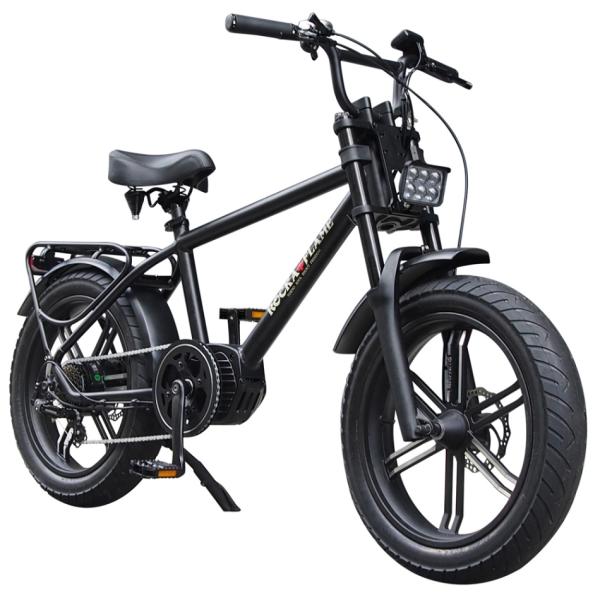 【HAYATE】 マットブラック（ライト、リアキャリア付き）＊オリジナルキーホルダー、トートバッグプ...