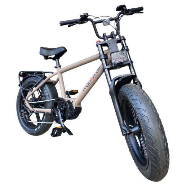 【HAYATE】 マットサンドベージュ（ライト、リアキャリア付き）＊オリジナルキーホルダー、トートバ...