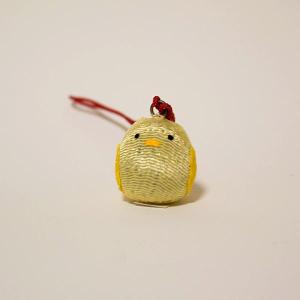 ちりめん 水琴鈴 なごみ根付け ひよこの商品画像